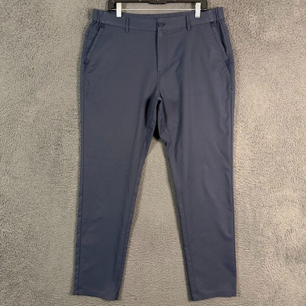 Jack Archer Jetsetter Tech Pants Mens 36x32 Blue Athletic Fit Stretch Waist